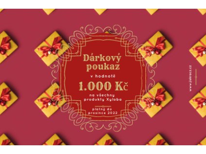 Dárkový certifikát darecky v 1000
