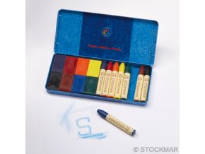 Kombinovaná sada - 8 bločků + 8 pastelek, sada 16 ks