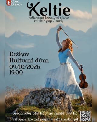 Vracíme se na Liberecko! Děkujeme obci Držkov za pozvání a 9.10. od 19:00 pro vás s kapelou zahrajeme jedinečný koncert ✨🎻...