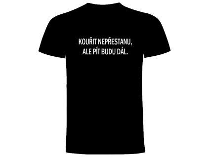 kouřit nepřestanu černá