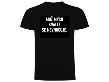 muž mých kvalit černá