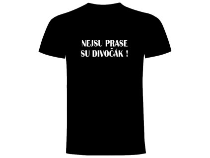 nejsu prase su divočák černá
