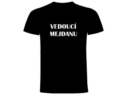 vedoucí mejdanu černá