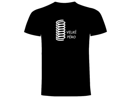 velké péro černá