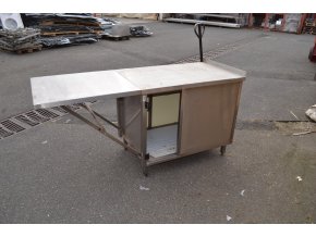 Pracovní stůl policový se sklápěcí deskou