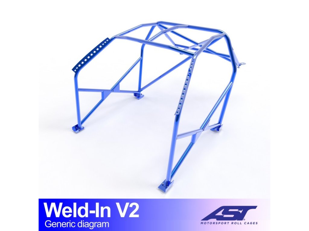 roll cage alfa romeo 147 tipo 937 3 doors hatchback weld in v2