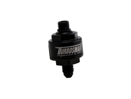 Turbosmart olejový filtr před turbo 44um AN-4 to AN-4 ORB - černá