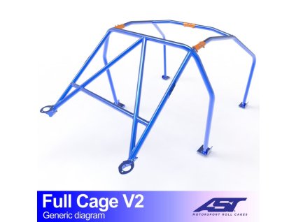 roll cage mazda rx 7 fd 3 doors coupe full cage v2