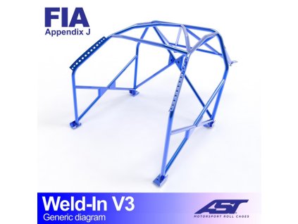 roll cage seat 124 4 doors sedan weld in v3