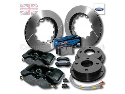 Přední brzdový kit Compbrake pro VW Golf MK1, 4-píst, 300x28mm