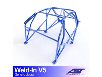 roll cage volvo 245 5 door wagon weld in v5