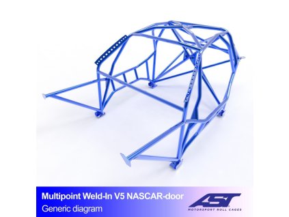 roll cage bmw e30 3 series 2 doors coupe rwd multipoint weld in v5 nascar door for drift