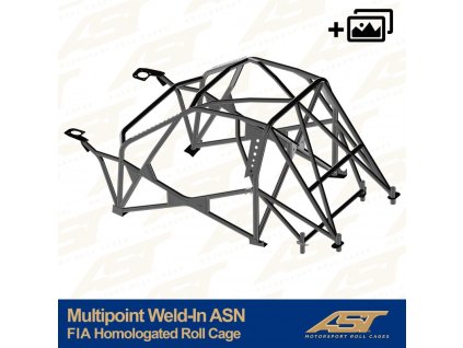 fia homologated roll cage peugeot 106 phase 12 3 doors hatchback multipoint weld in asn