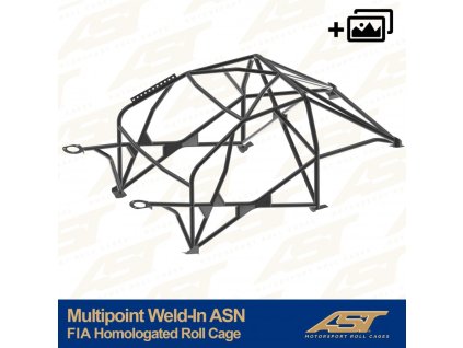 fia homologated roll cage renault clio phase 3 3 doors hatchback multipoint weld in asn