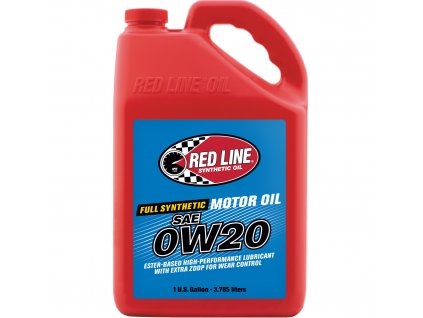 Motorový plně syntetický olej Red Line 0W20 - 3,785l