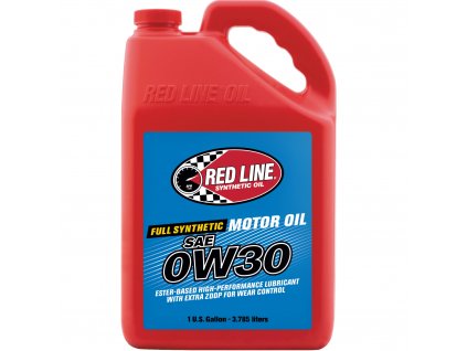 Motorový plně syntetický olej Red Line 0W30 - 3,785l