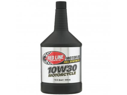 Motorový plně syntetický olej pro motocykly Red Line 10W30 - 946ml