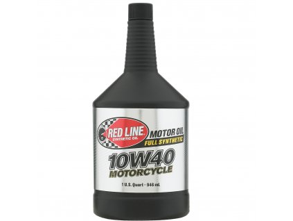 Motorový plně syntetický olej pro motocykly Red Line 10W40 - 946ml