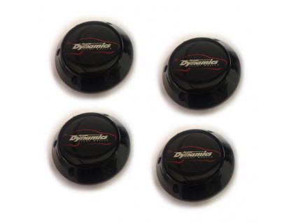 Sada 4ks středových krytek Team Dynamics Pro Race 1.2 - černá