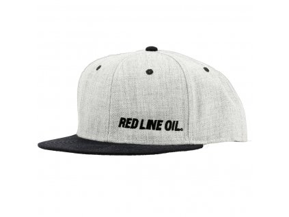 Snapback kšiltovka Red Line Oil - šedá