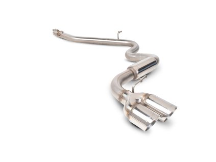 Cat-back výfuk Scorpion pro Audi TT Mk2 2,0 Tdi Quattro (mimo cabrio) bez GPF STW (twin) stříbrná