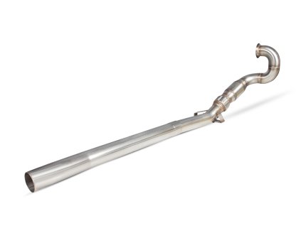 Downpipe se sport-catem Scorpion pro Audi TT S Mk3 / TT MK3 2,0 TSFi Quattro bez GPF stříbrná