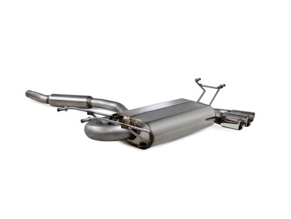 Resonated cat-back výfuk Scorpion pro Mazda Mazda MX-5 4ND 1,5 & 2,0 včetně RF Models Daytona (twin) stříbrná