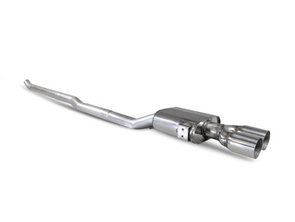 Non-resonated Mini Challenge cat-back výfuk Scorpion pro Mini Cooper S F56 3-dvéř bez GPF STW stříbrná