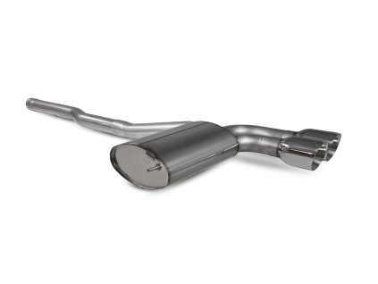 Non-resonated GPF-back výfuk Scorpion pro Mini Cooper S F56 GPF MODEL Daytona stříbrná