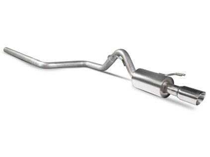 Non-resonated cat-back výfuk Scorpion pro Mitsubishi Colt Z30 CZT/CZC 3 & 5 Door 1,5T Daytona stříbrná