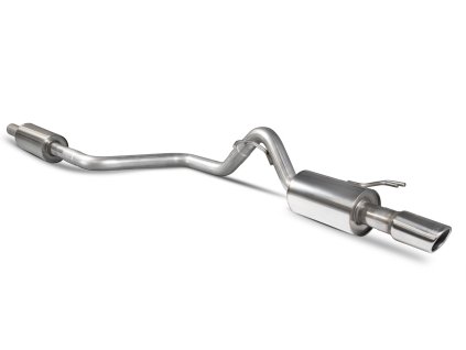 Resonated cat-back výfuk Scorpion pro Mitsubishi Colt Z30 CZT/CZC 3 & 5 Door 1,5T Monaco stříbrná