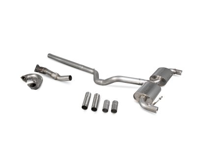 Turbo-back non-res výfukse sport-catem Scorpion pro Renault Clio MK3 2,0 RS 200/MK3 197 Sport 2,0 16v (Megane Engine Swap) Special stříbrná