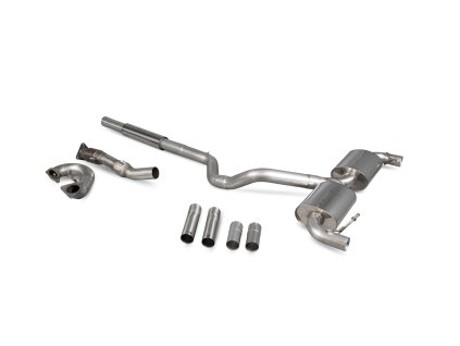 Turbo-back res výfukse sport-catem Scorpion pro Renault Clio MK3 2,0 RS 200/MK3 197 Sport 2,0 16v (Megane Engine Swap) Special stříbrná