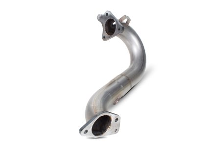 De-cat turbo downpipe Scorpion pro Renault Clio MK4 RS 200 EDC stříbrná