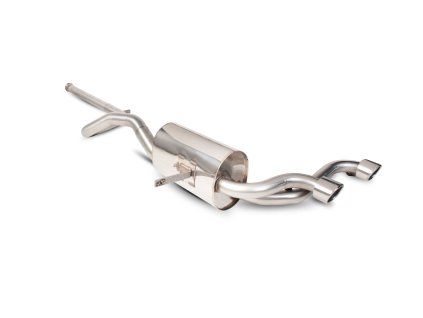 Non-resonated polosystém Scorpion pro Renault Megane RS225 Monaco (twin) stříbrná