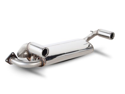 Zadní tlumič Scorpion pro Rover MG TF Imola (twin) stříbrná