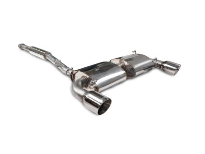 Non-resonated cat-back výfuk Scorpion pro Subaru BRZ Daytona stříbrná