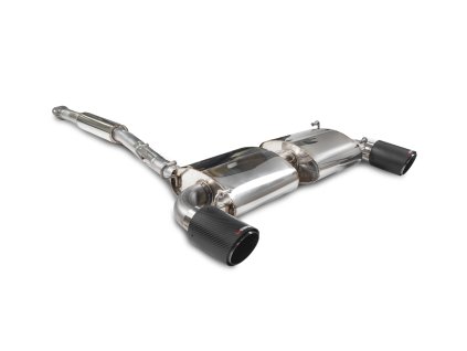 Non-resonated cat-back výfuk Scorpion pro Subaru BRZ Ascari stříbrná