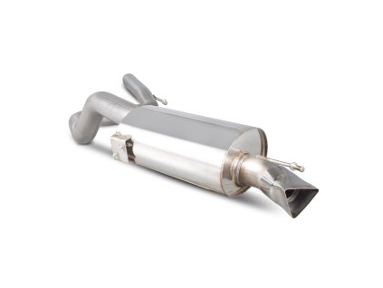 Non-resonated cat-back výfuk Scorpion pro Opel Corsa D VXR VXR Trim stříbrná