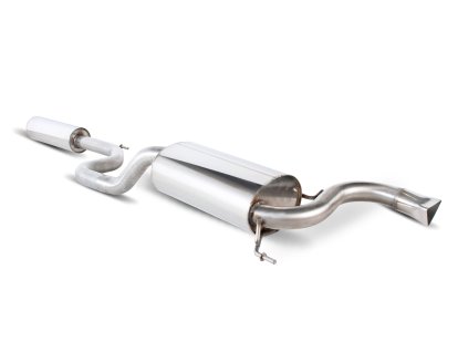 Resonated cat-back výfuk Scorpion pro Opel Corsa D VXR VXR Trim stříbrná