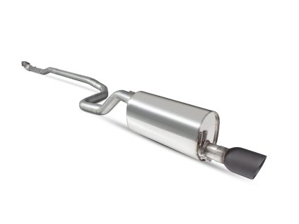 Non-resonated cat-back výfuk Scorpion pro Opel Corsa E 1,0 Turbo bez GPF Daytona černá