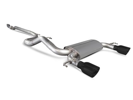 Non-resonated cat-back výfuk Scorpion pro Opel Corsa E VXR Daytona černá