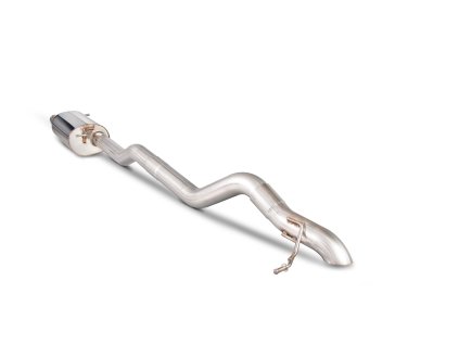 Resonated cat/DPF-back výfuk Scorpion pro Volkswagen Transporter T5 2,5TDi (03-09) / T5 2,0 (10-15) / T5 & T6 2,0 BiTDi (15-19) SWB/LWD 2WD Discrete stříbrná