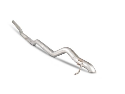 Non-resonated cat/DPF-back výfuk Scorpion pro Volkswagen Transporter T5 2,5TDi (03-09) / T5 2,0 (10-15) / T5 & T6 2,0 BiTDi (15-) SWB/LWD 2WD Discrete stříbrná