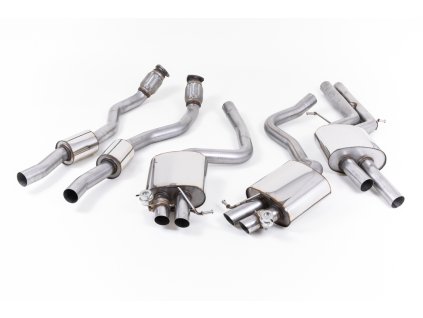 Cat-back výfuk Milltek Audi RS4 B8 4.2 FSI quattro combi SSXAU336