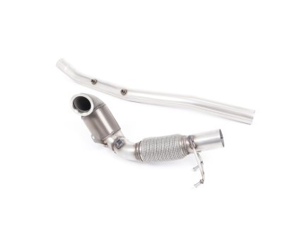 Large-bore Downpipe a Hi-Flow sport kat Milltek Audi S3 2.0 TFSI quattro 3-dv. 8V.2 (s GPF) SSXVW515