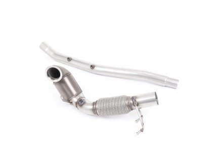 Large-bore Downpipe a Hi-Flow sport kat Milltek Audi S3 2.0 TFSI quattro 3-dv. 8V.2 (s GPF) SSXVW514