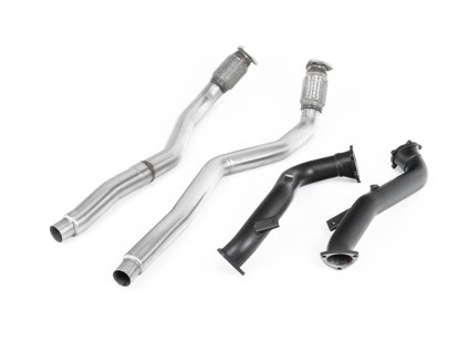Large-bore Downpipes a bypass katu Milltek Audi S6 4.0 TFSI C7 quattro SSXAU634