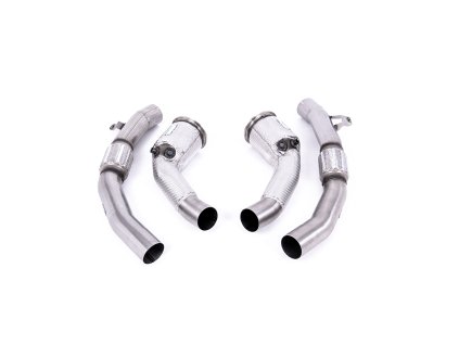 Large-bore Downpipes a bypass katu Milltek Audi S8 D5 4.0 TFSI V8 sedan (s OPF/GPF) SSXAU870