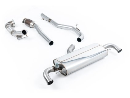 Turbo-back výfuk s Hi-Flow sport katem Milltek Audi TT Mk2 TT RS Coupé 2.5l TFSI quattro SSXAU250